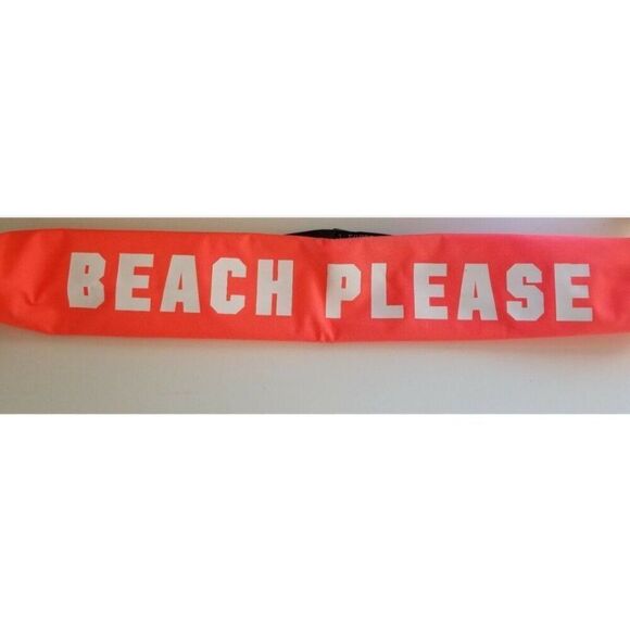 Victoria's Secret Pink 'Beach Please' Insulated Crossbody 6-Can cooler Bag - Picture 1 of 5